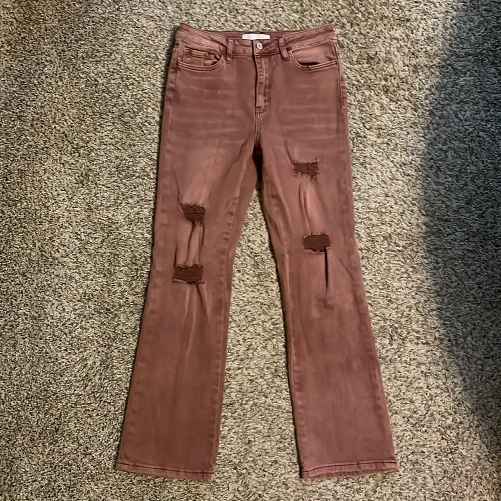Vervet Blue Adroitly Skyler high rise boot cut jeans - size 28